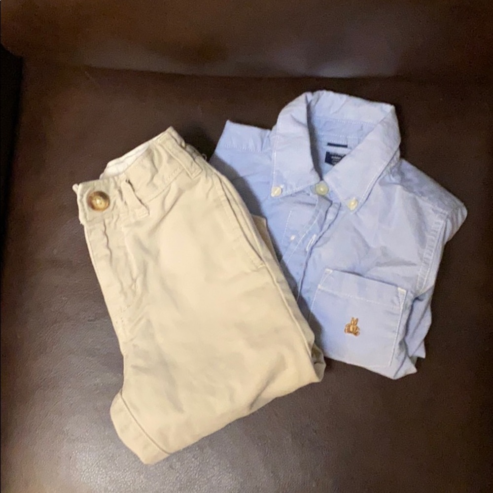 GAP Baby Khakis and Oxford Button-Down